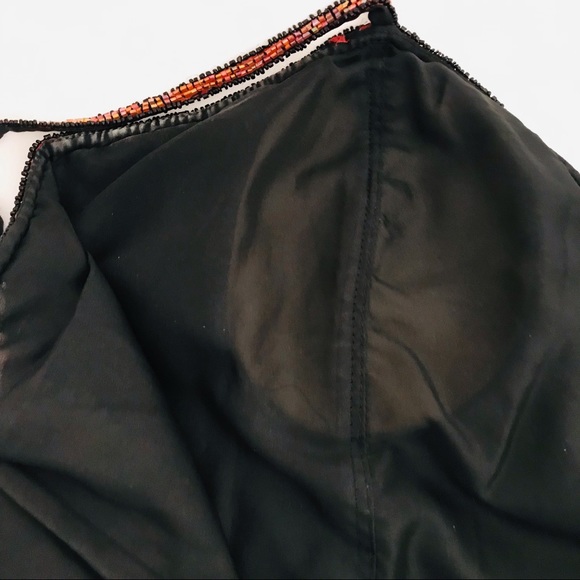 Silk Dress~Stunning & Beaded / Paradise..NY. / Host Pick - Picture 13 of 16